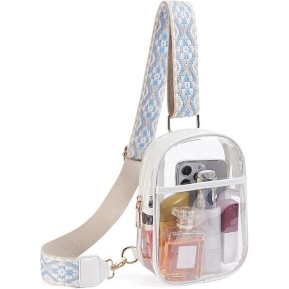 Clear Crossbody Bag Stadium Approved Women 5.32x7.09 main image 4